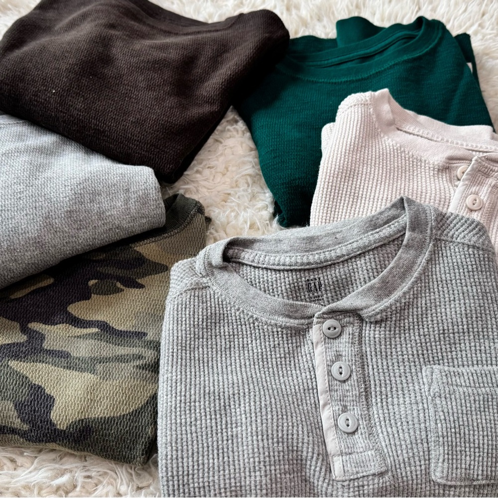 GAP Bundle of Long Sleeve Thermal Tee’s